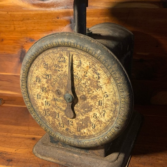 Vintage Columbia Family Scale~ 24lbs~ Landers, Garry & Clark- Barn Find!! - Picture 10 of 10